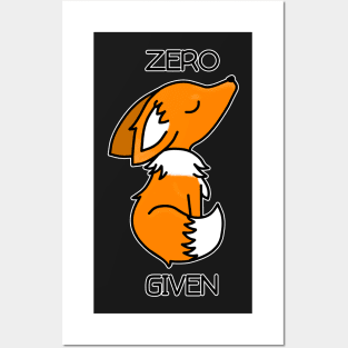 Zero Fox Given (Light) Posters and Art